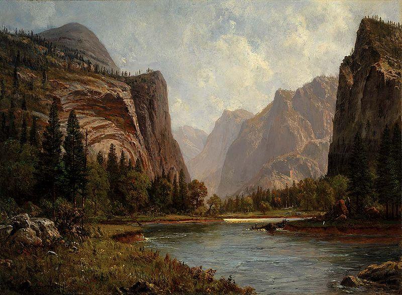 Albert Bierstadt Gates of the Yosemite Sweden oil painting art